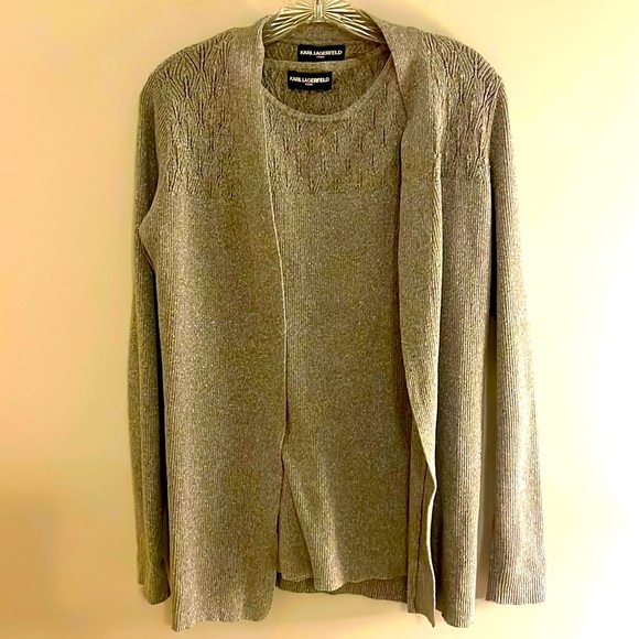 KARL LAGERFELD Knit Twinset - Picture 1 of 8